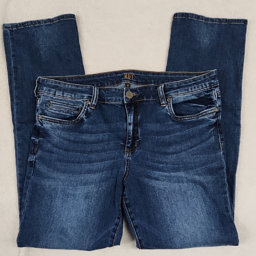 Kut from the Kloth Blue Straight Leg Denim